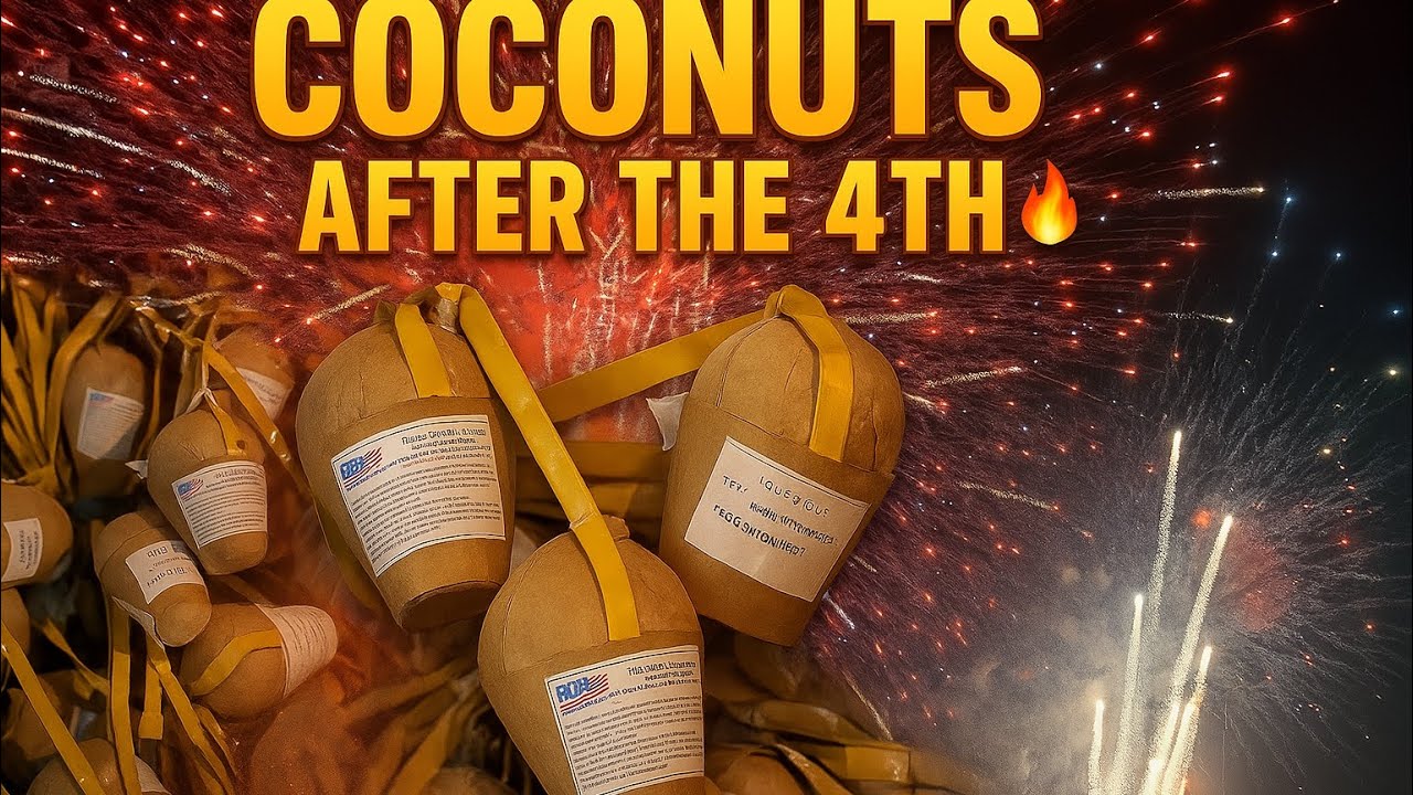 We Saved the COCONUTS for AFTER the 4th… It Went TOO HARD 💥