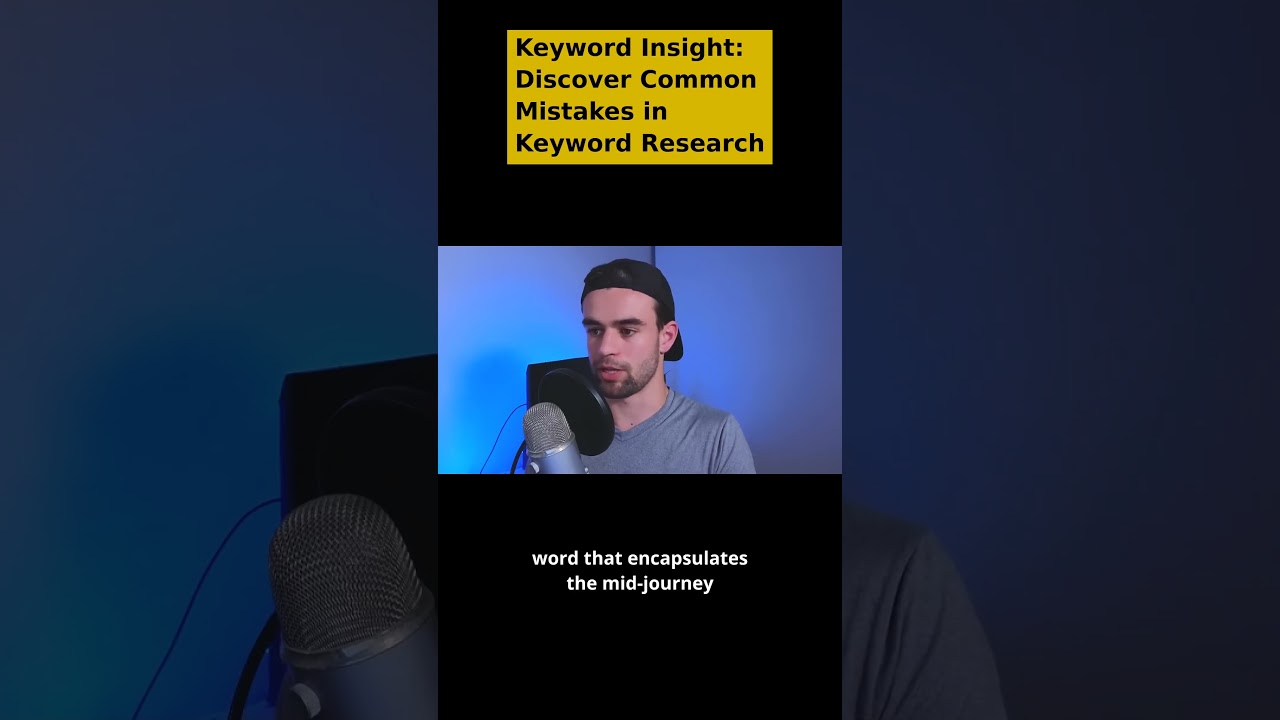 Keyword Insight Discover Common Mistakes in Keyword Research #SEO #KeywordResearch #YouTubeStrategy