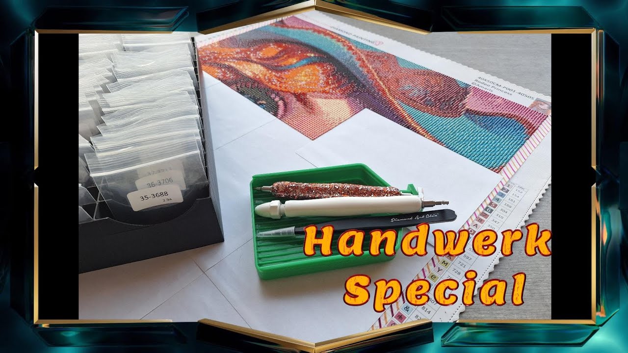 #14 Handwerk special #getcreativewithcaroline #diamondpainting #rodeoprincess
