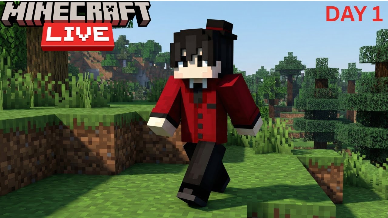 🔴 The Adventure Begins: Minecraft Live Day 1
