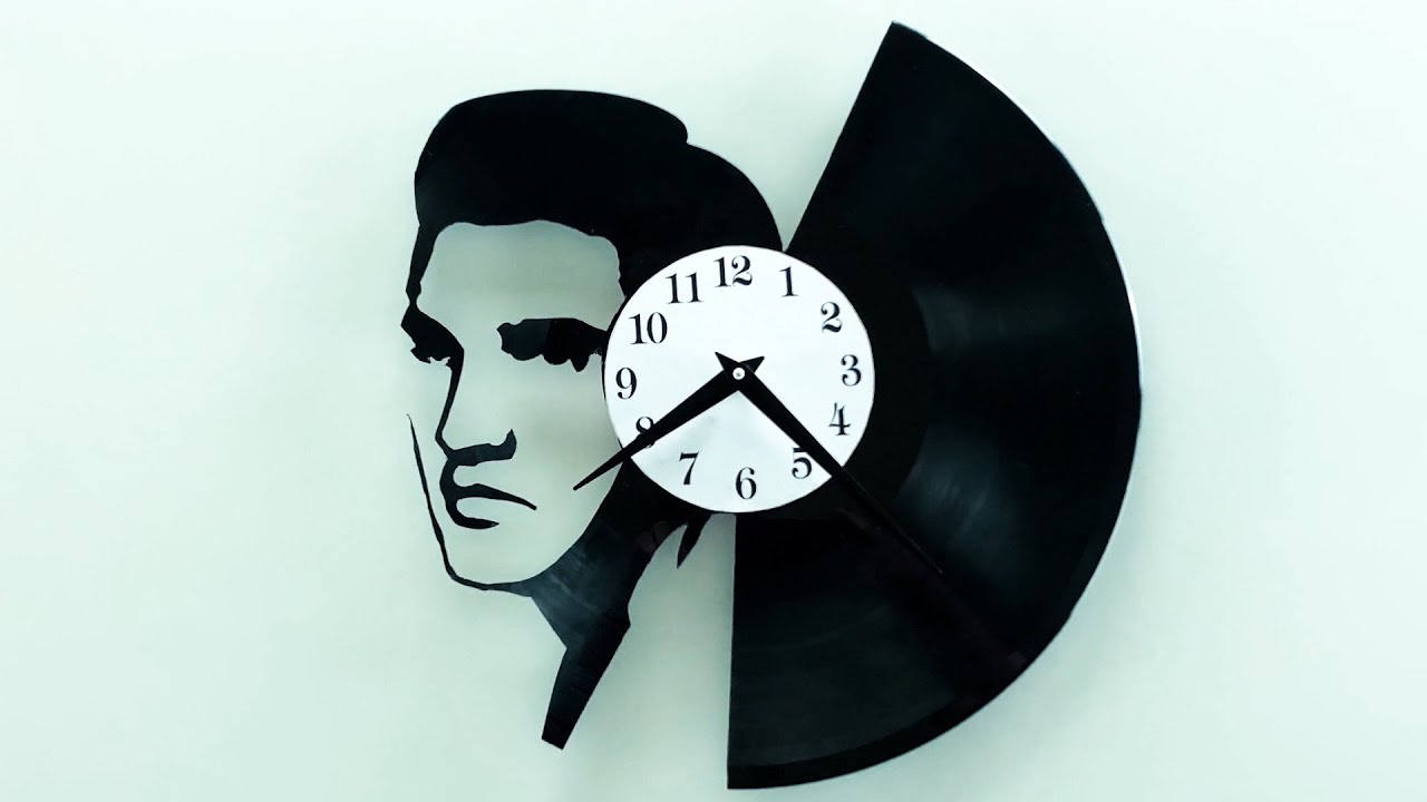 How to make a wall clock from an old vinyl record