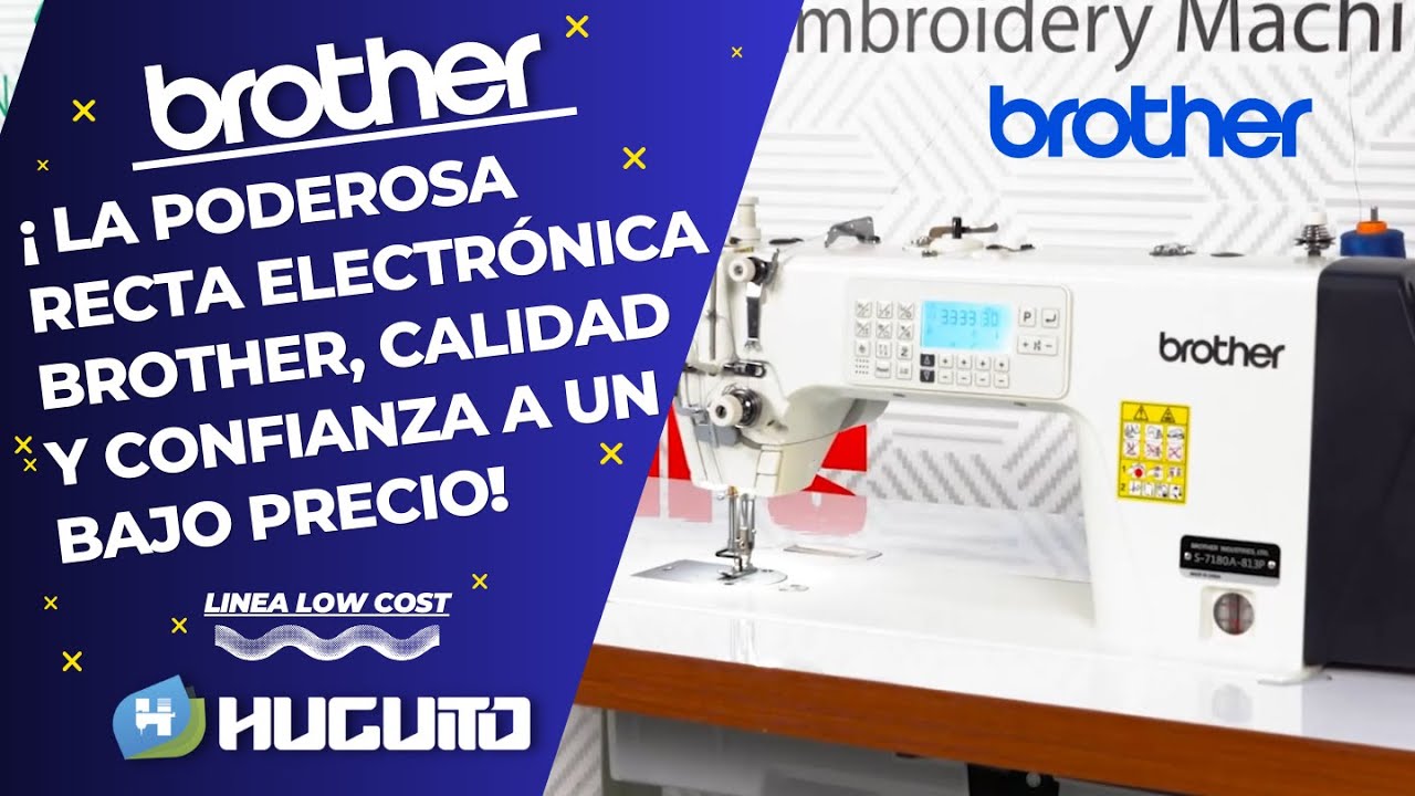 ⚠️NUEVA RECTA ELECTRÓNICA BROTHER✨ , CALIDAD Y PRODUCTIVIDAD A UN BAJO PRECIO🙌