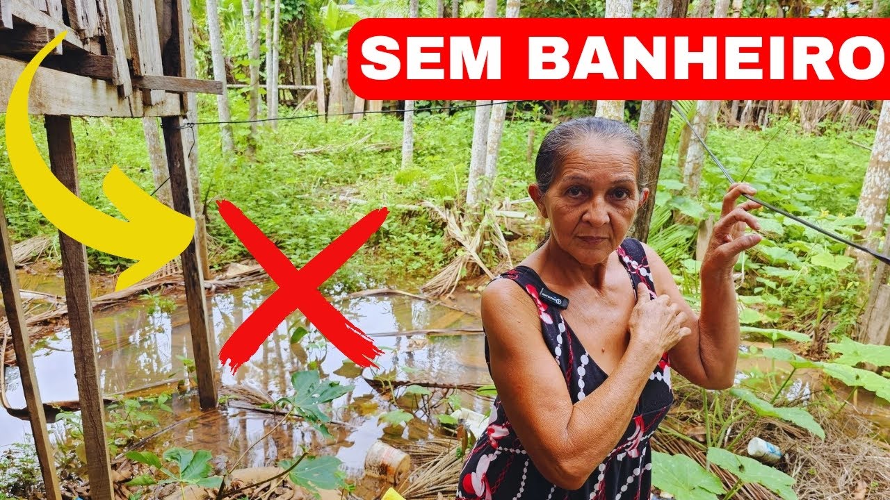 TRISTE💔 DONA ANA VIVE SITUAÇÃO PRECÁRIA NUMA CASA SEM BANHEIRO