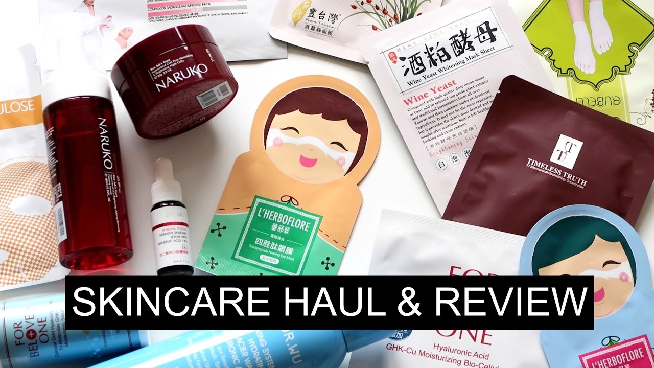 Taiwanese Skincare Haul & Review!