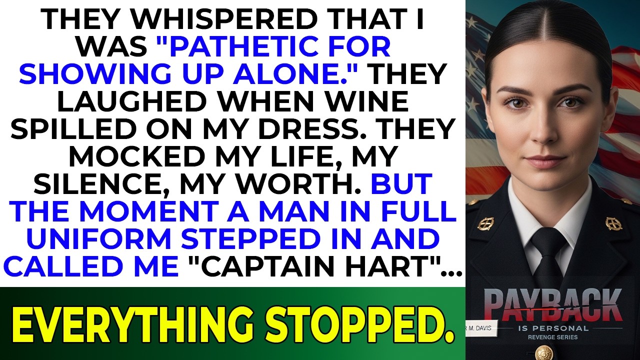 “They Mocked Me for Coming Alone — Then a Man in Uniform Stepped In and Called Me ‘Captain’”