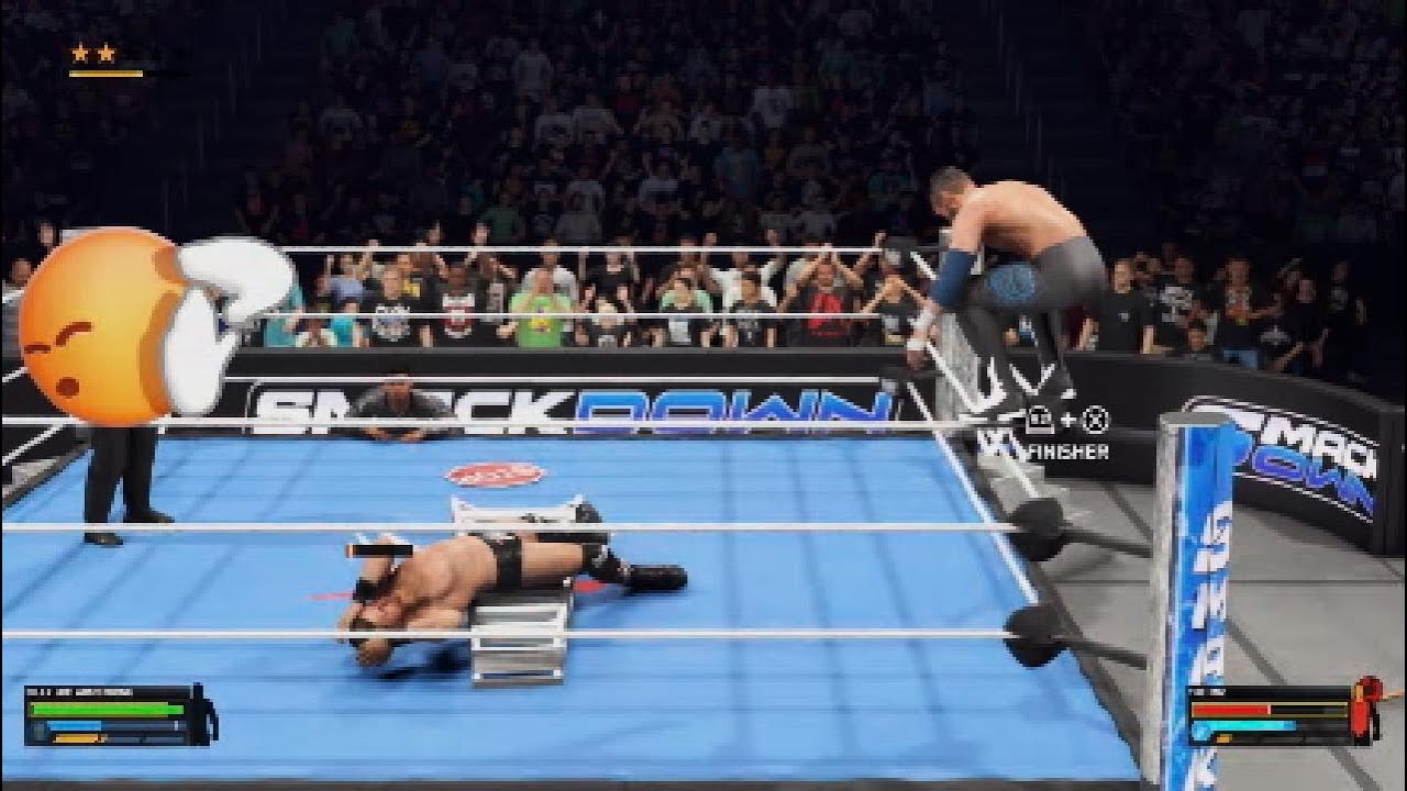 Just Frog Splash on a Ladder (WWE2K26)