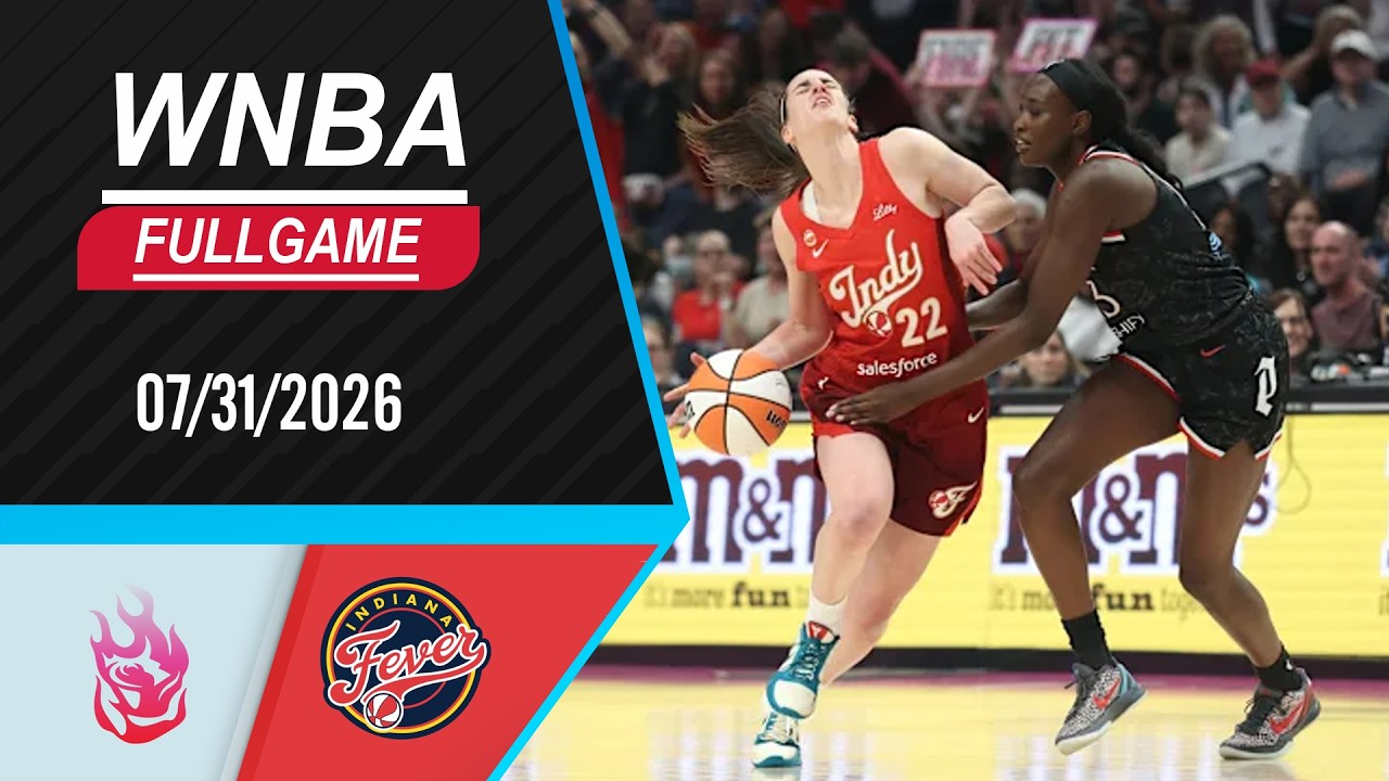 Индиана Фивер против Портленд Файр, полный матч, 31 июля 2026 г. | WNBA 2026