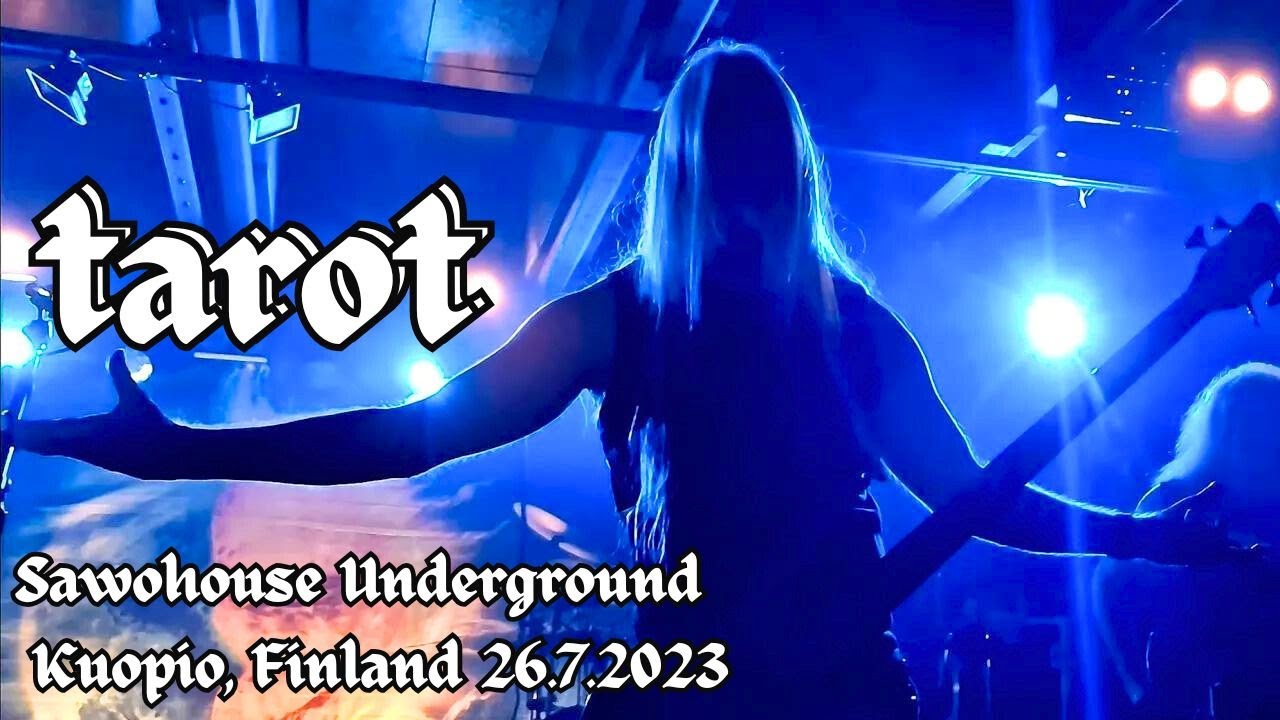 Tarot - Crows Fly Black @ Sawohouse Underground, Kuopio, Finland 26.7.2023