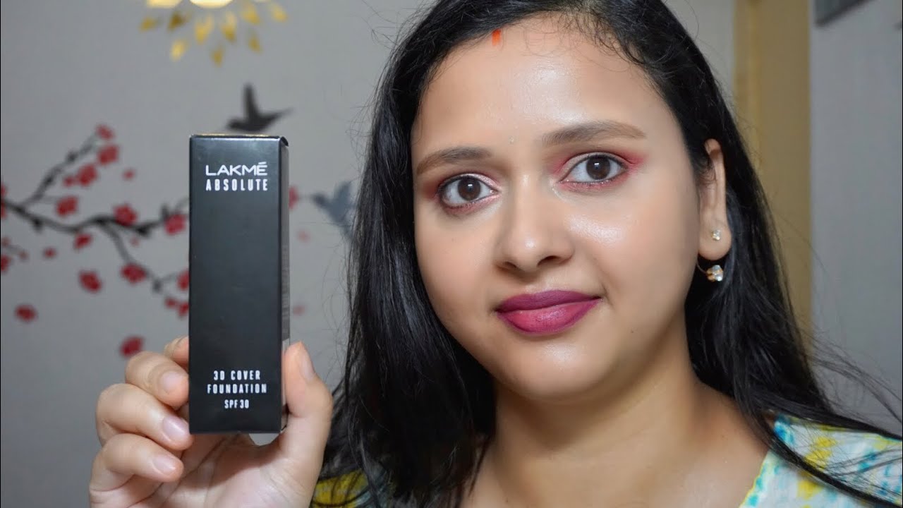“New” Lakmé absolute 3D cover foundation detailed review & demo | honest review | Rashmi