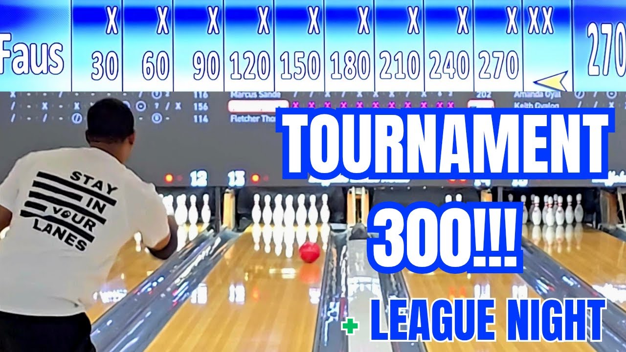 I Bowled a Perfect 300 in a USBC Sanctioned Tournament! Followed by League Night at Buffaloe Erwin.