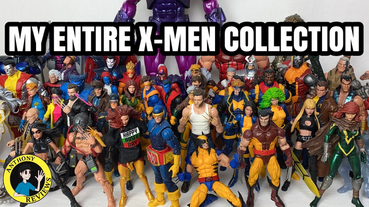 My Entire Hasbro Marvel Legends X-men Action Figure Collection!