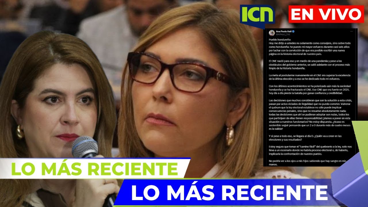 Cossette López reacciona a la disposición del cargo de Ana Paola Hall | EN VIVO 🔴