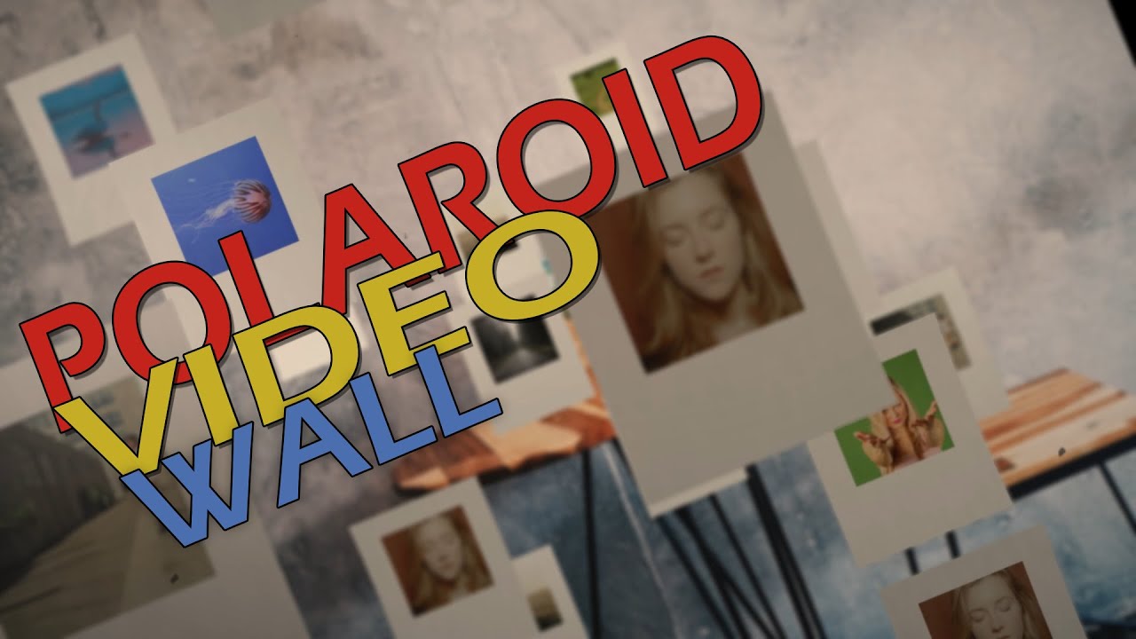 Davinci Resolve/Blackmagic Fusion - Polaroid Video Wall Tutorial
