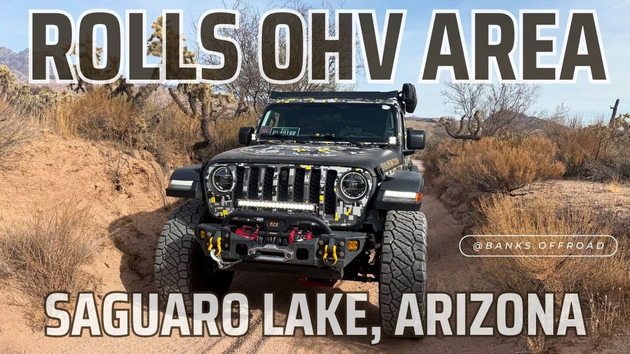 Rolls OHV Area and Camping on Saguaro Lake, Arizona