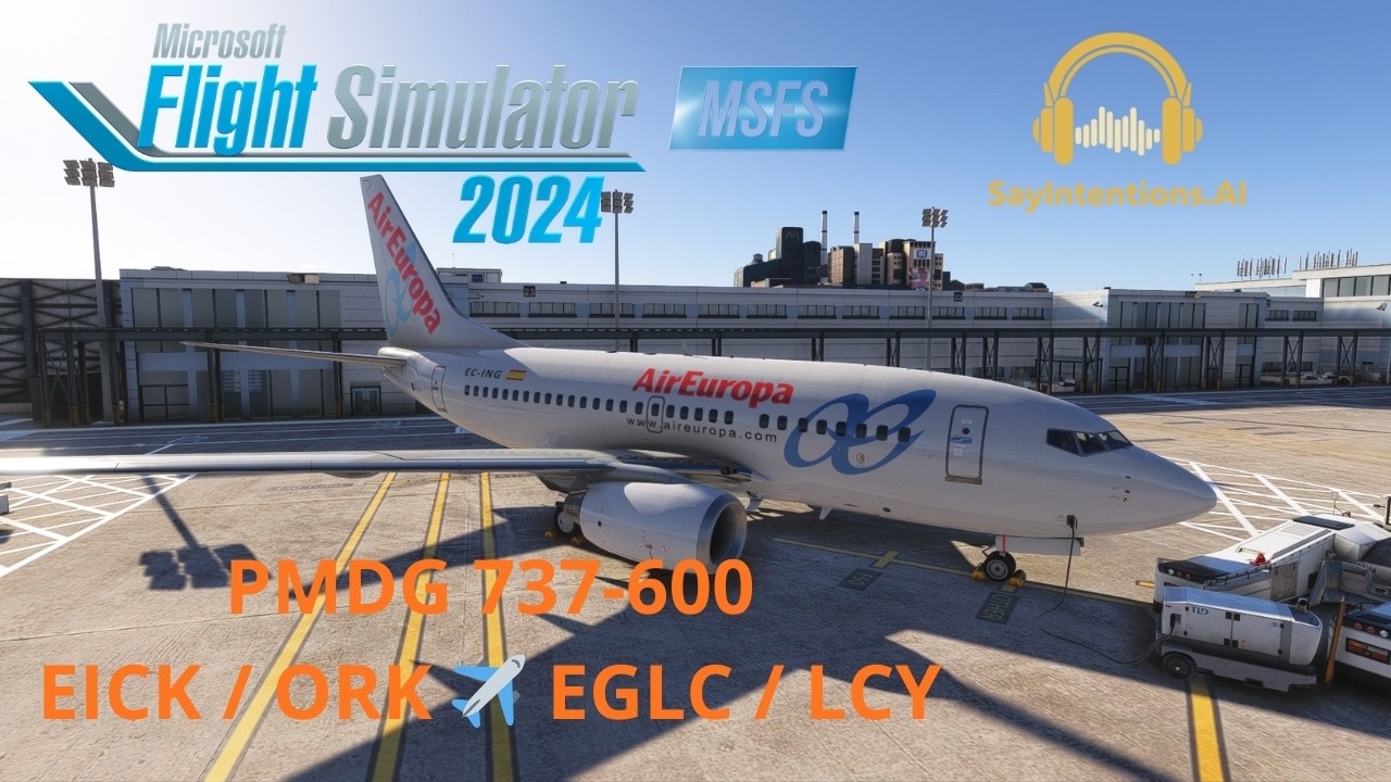 MSFS2024 || NEWS! PMDG 736 Lo probamos en Directo 🇮🇪 EICK Cork ✈️ 🇬🇧 EGLC Londo City || RTX5070ti