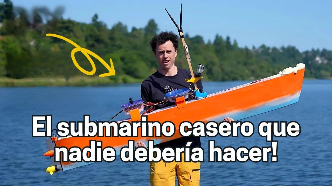 ¡Barco a control remoto con 18 kg de baterías!