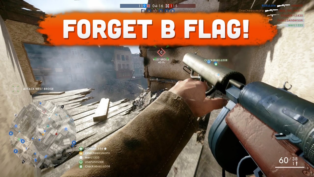 ЗАБУДЬТЕ О ФЛАГЕ B! - Battlefield 1 | Путь к максимальному рангу #67 (сетевая игра)