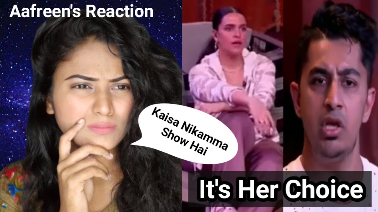 It's Her Choice | Neha Dhupia | Dhiru Monchik Video Reaction By Aafreen Shaikh
