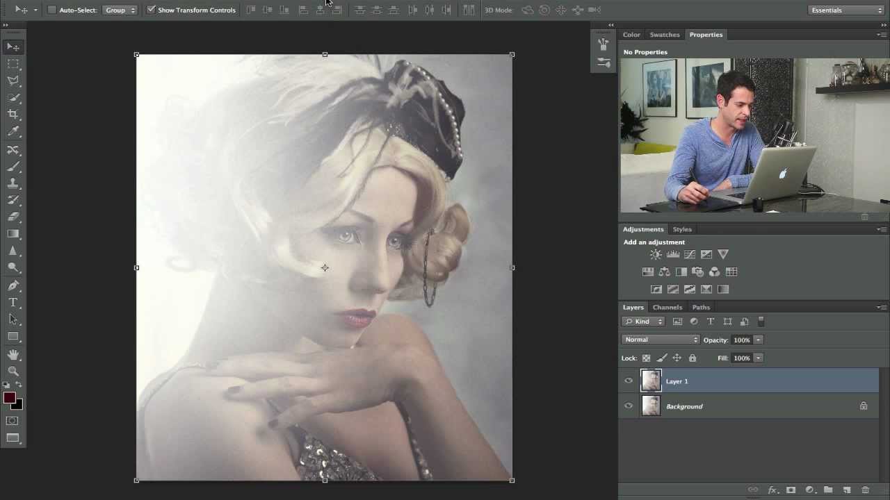 Adding A Blur Using Photoshop