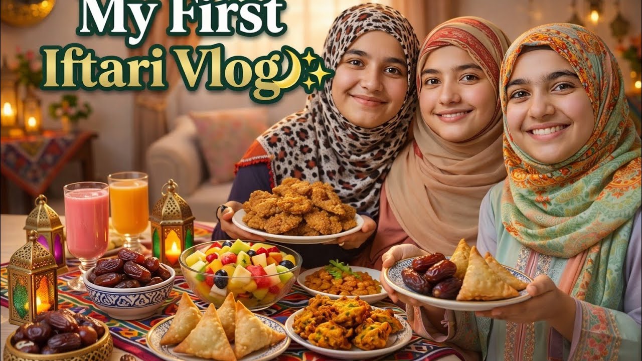 My first iftari vlog🍹🍱 | Desi household 🏘 | Lavi's Life Dairy👑
