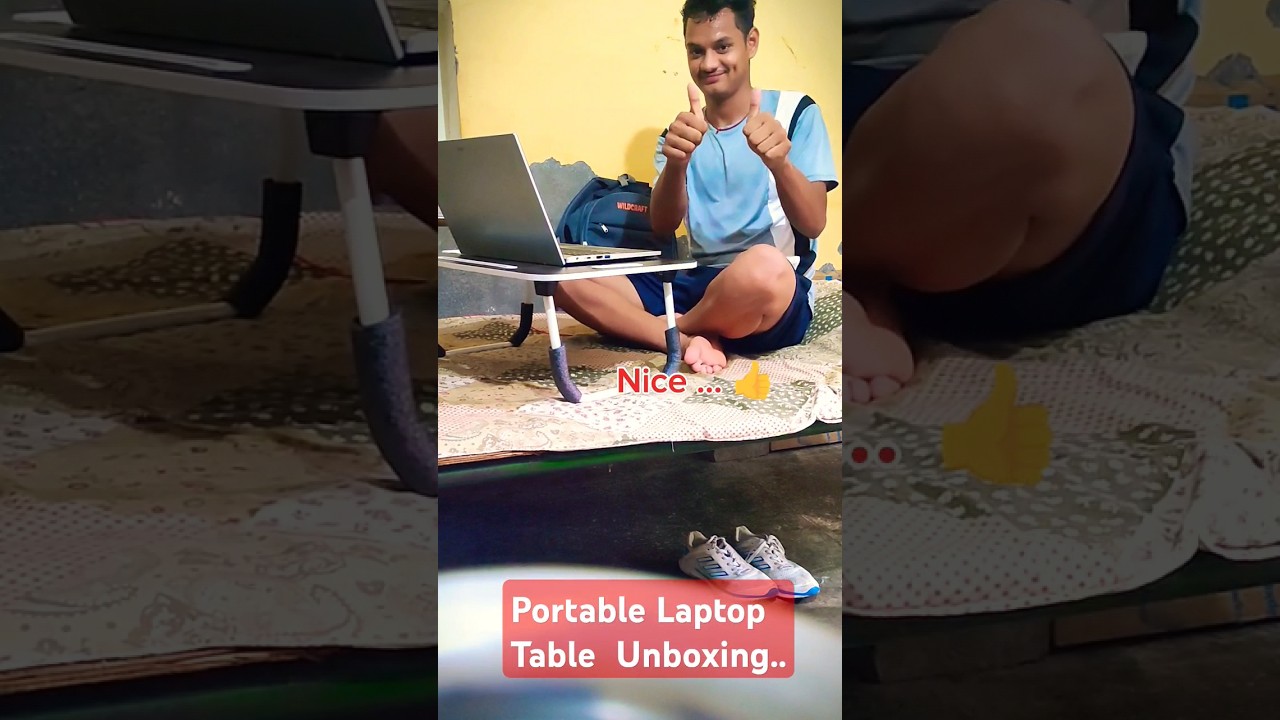 Portable Laptop Table  Unboxing and Review | 