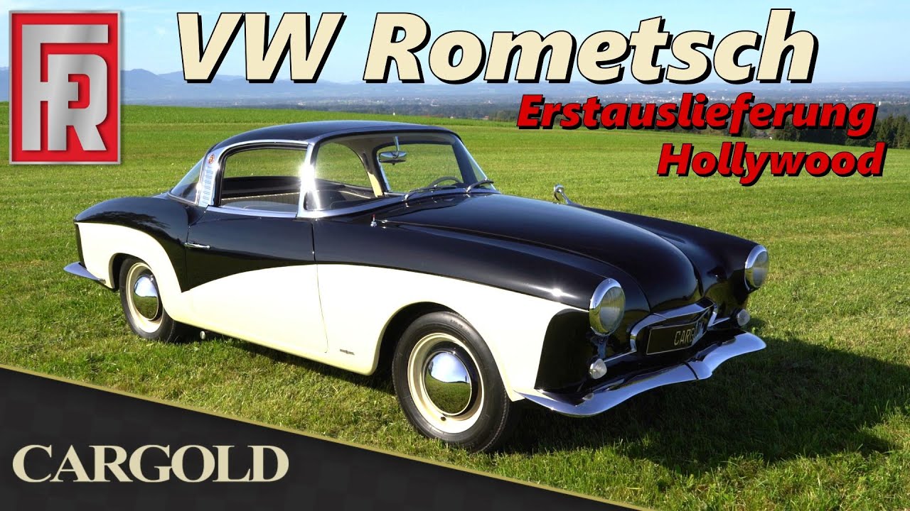 VW Rometsch Lawrence Coupé, 1957, der älteste bekannte Lawrence! Aluminium Karosserie, ex Hollywood