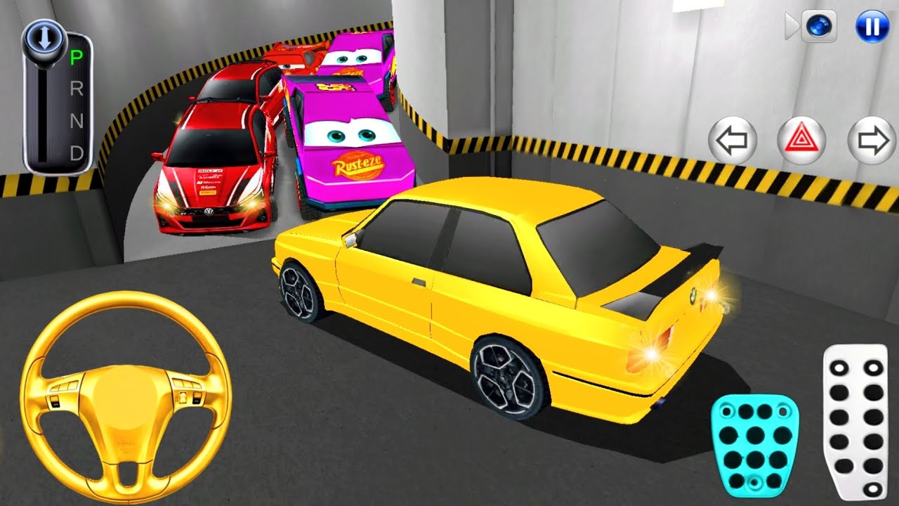 New Yellow BMW M3 Car Stuck In Parking Garage - 3D Driving Class Android Gameplay 2026 | Car Games 