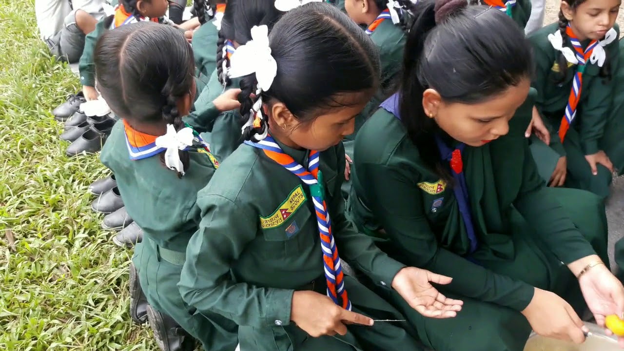 Nepal Scout  ( Selroti Cooking Training) with J.N.S. troop/Pooja/Sneha/ Amit - 2074