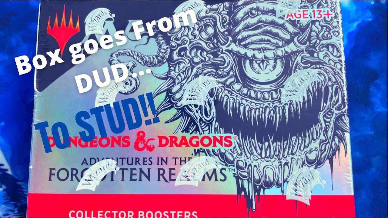 D&D Adventures in the Forgotten Realms (AFR) Collector Booster Box Opening&hellip; Deep Breaths Everyone!