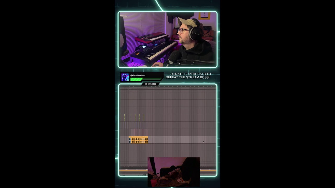 STUDIO TIME!!!!  - making music and beats and songs and stuff like that!!! (Portrait)