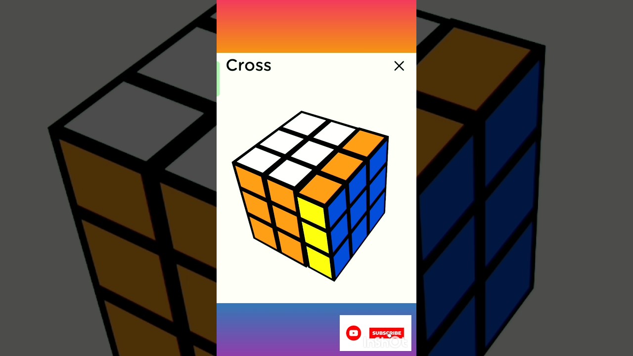 How a make cross parttan #SHORTS#RUBIKSCUBE@earthandyoutubeforkrish