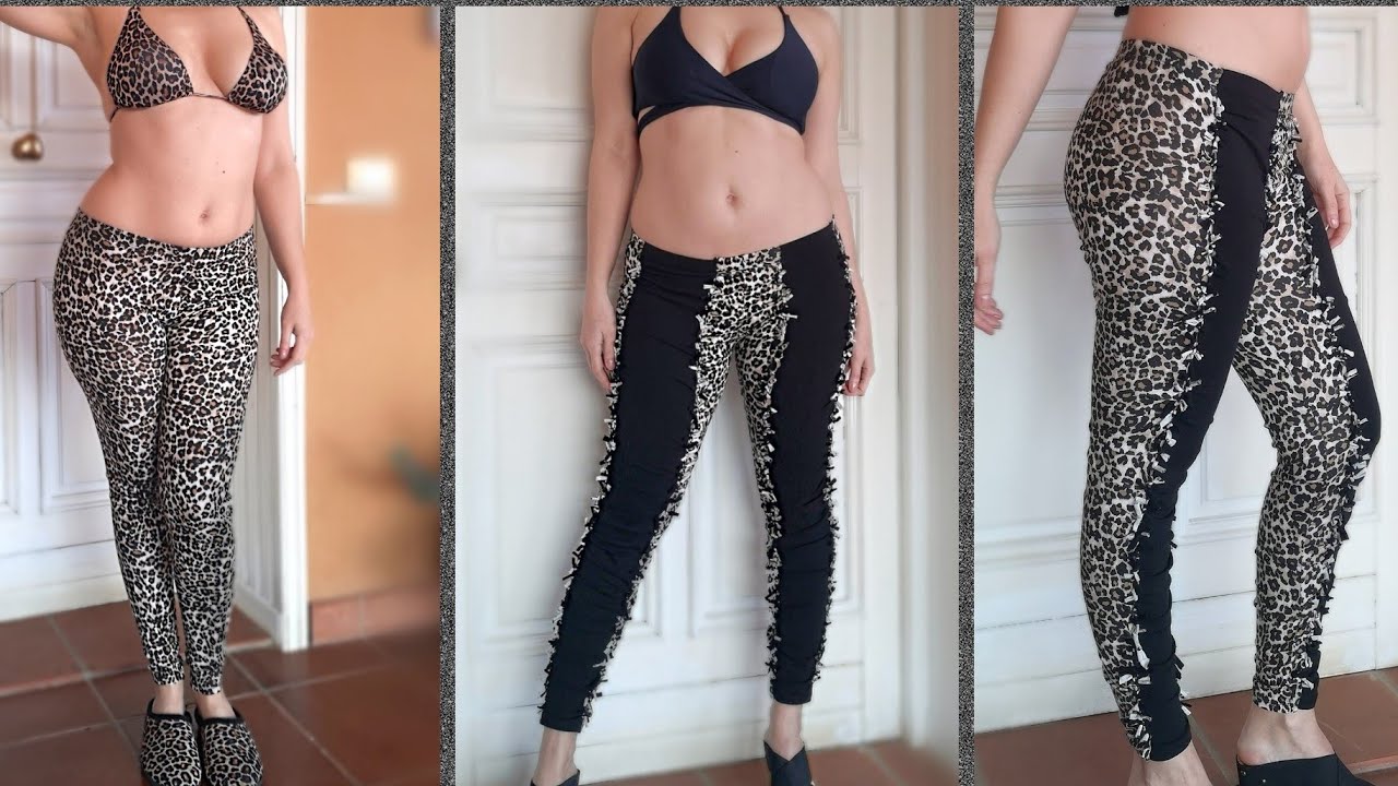 Come allargare e stringere un leggings senza cucire - How to enlarge leggings without sewing - DIY