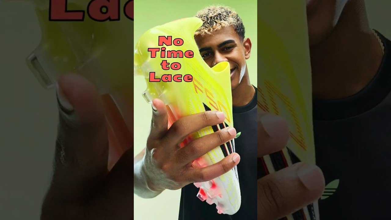 🔥 Lamine Yamal’s New Weapon: F50 Laceless ⚡🟡"Born for Goals"
