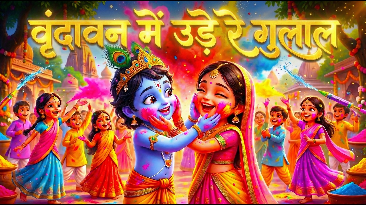 होली स्पेशल 2026 | वृन्दावन में उड़े रे गुलाल | Vrindavan Mein Ude Re Gulal Holi Bhajan #holi2026