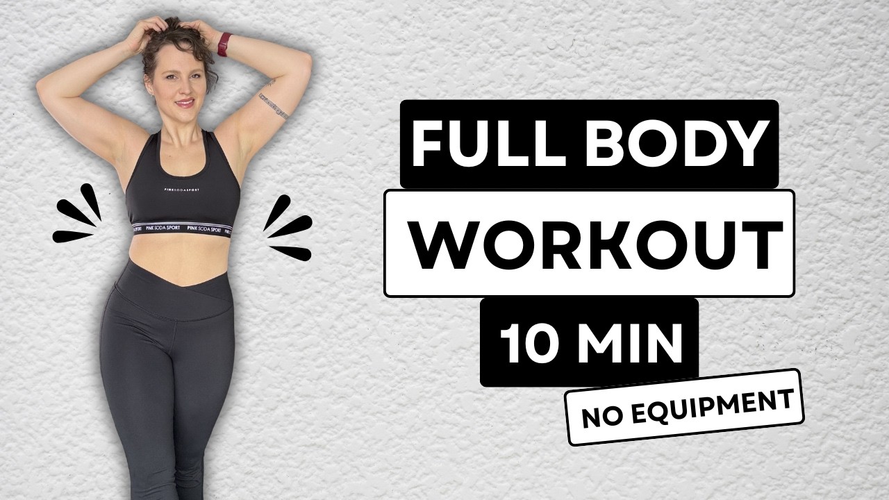 10 MIN BEGINNER FULL BODY CARDIO 🔥 No Equipment | Easy At-Home Workout (No Talking) | FUN & SWEATY