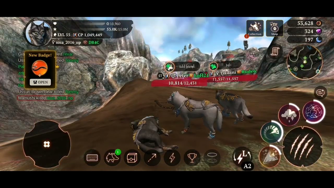 The wolf - level 55 🎉🎉🎉