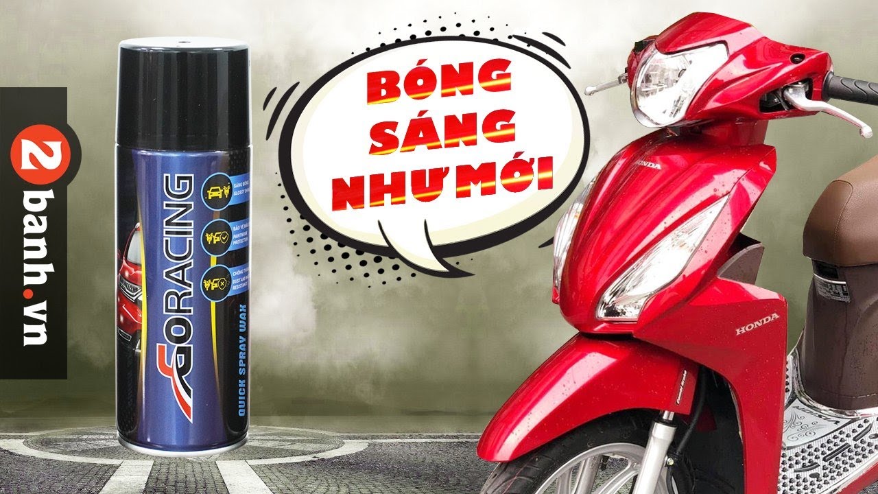 Xịt đến đâu bóng đến đó - Chai dưỡng bóng dàn áo Goracing