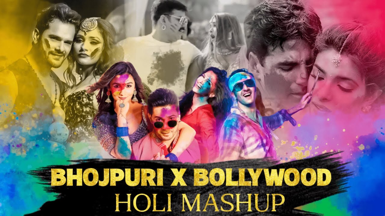 BhojPuri X BollyWood Holi 2025 Mega Mashup | Dj Anshu aX | Holi Festival Remix | Holi Remix Mashup
