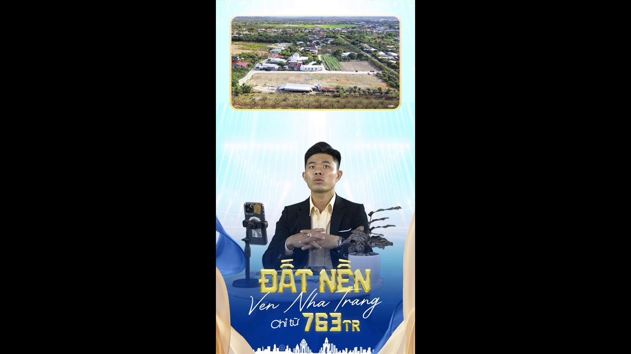 🔥Bất Ngờ Với Chỉ 763Triệu Sở Hữu Đất Full Thổ Cư Ven Đô Nha Trang Sổ Hồng Sẵn Đường Oto Rộng 9M