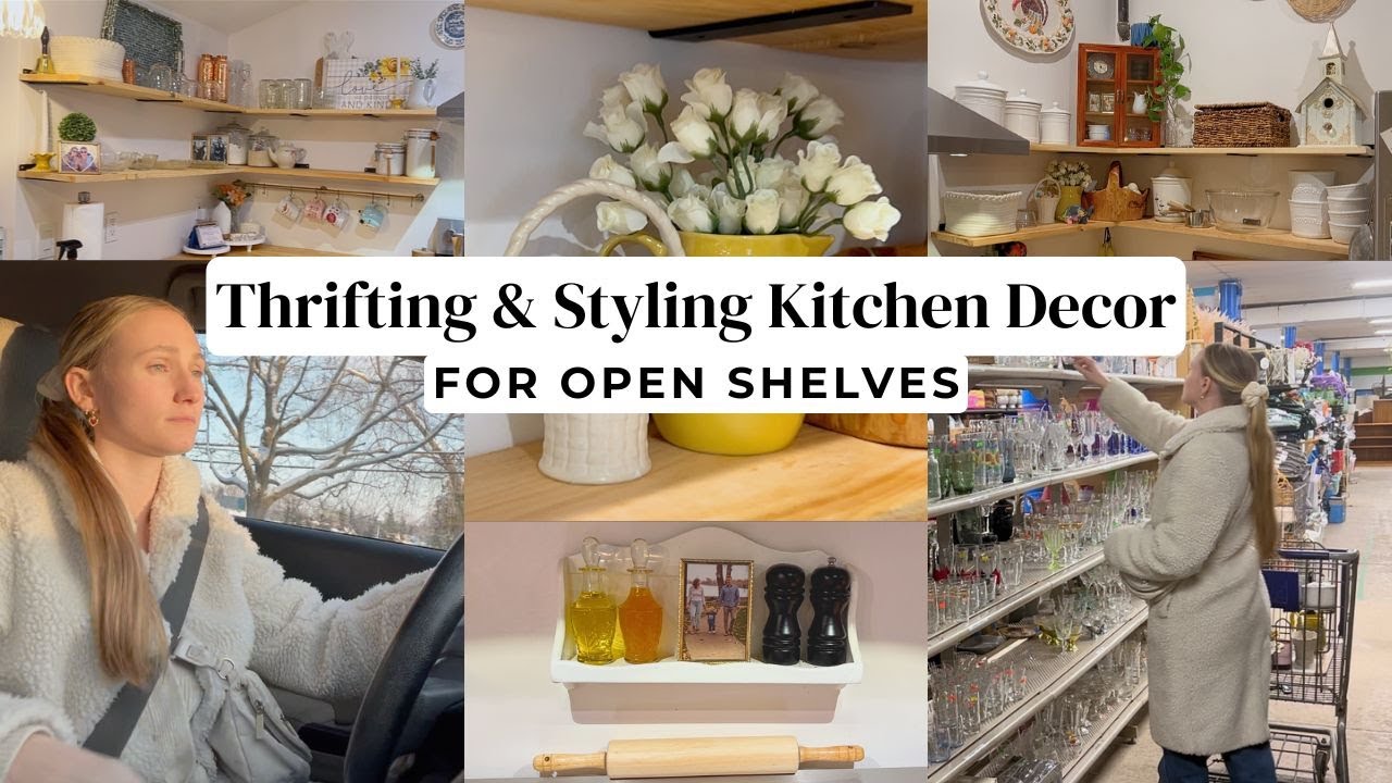 *HUGE* Thrift & Style With Me to Create a Cozy and Functional Kitchen