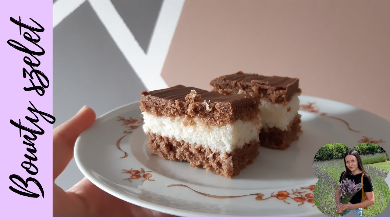 Bounty szelet | K&oacute;kuszos s&uuml;ti | Egyszerű s&uuml;ti recept