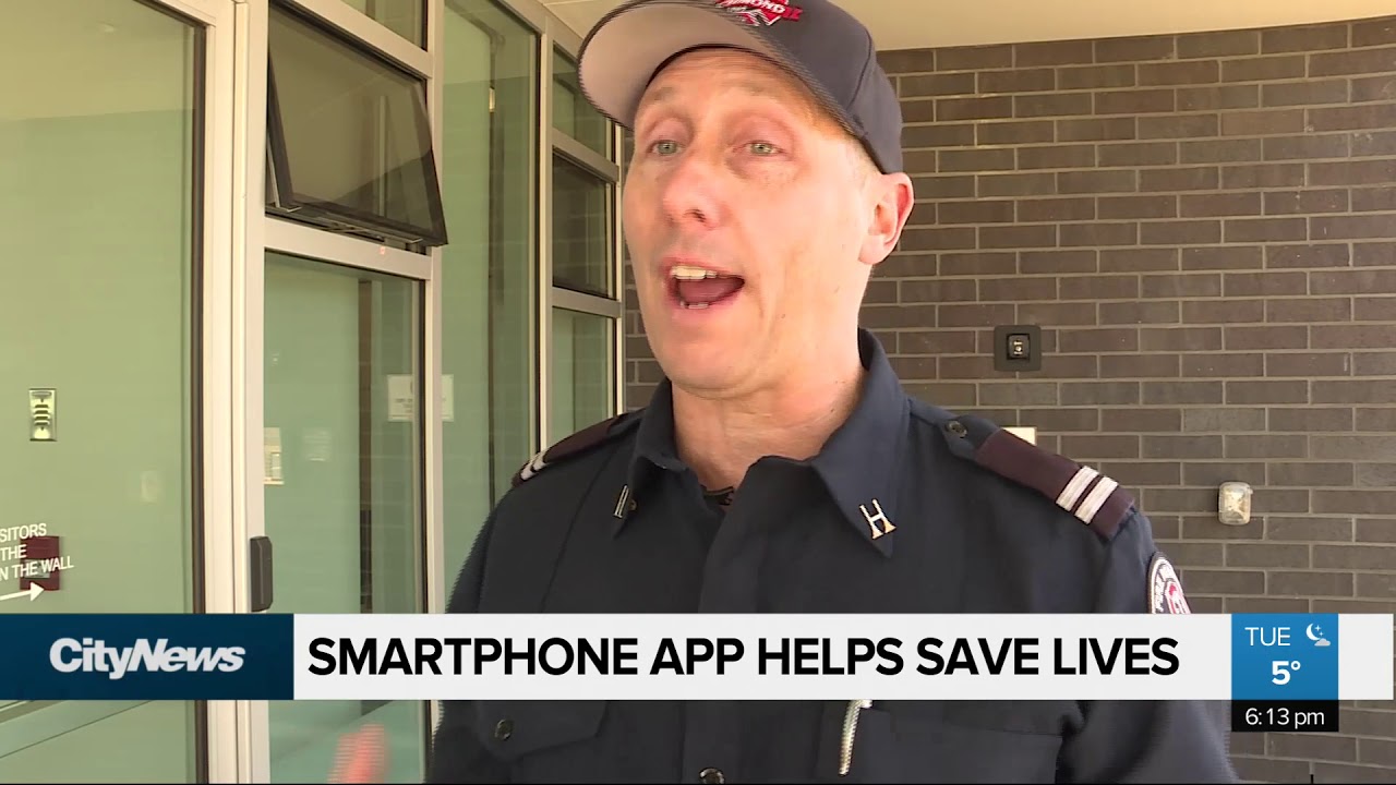 Smartphone app helps save lives