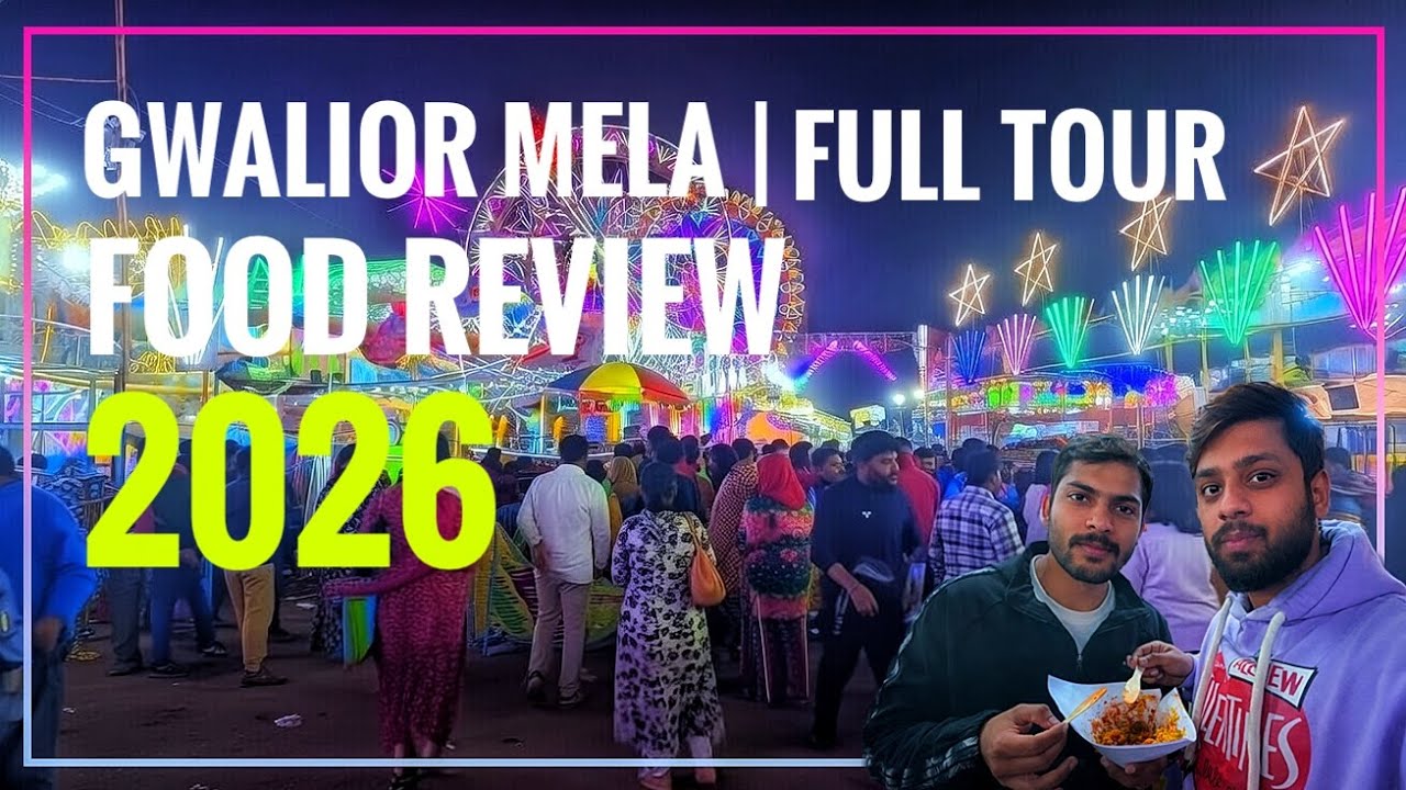 Gwalior Mela 2026 😱 |Mela Tour | Maut Ka Kuan (Big Dawgs), Mela Food Review & Mela Stalls | Part 2