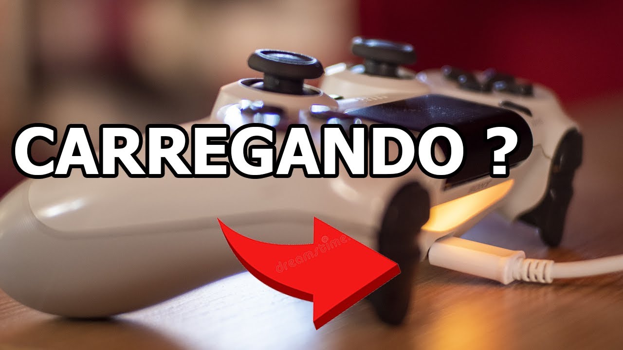 CONTROLE PS4 ESTÁ CARREGANDO ?  VEJA COMO IDENTIFICAR