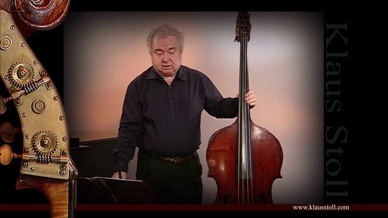 Klaus Stoll - teaches and demonstrates double bass *English 6/7