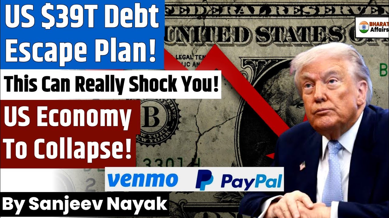 US $39 Trillion Debt Bomb: Reveals Unique way to Reduce Debt! | The End of US Dominance?