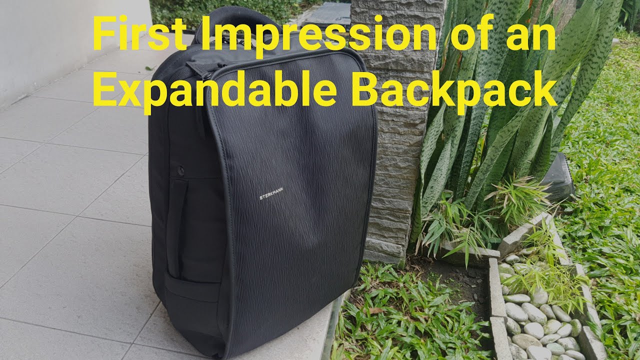 First Impresion of the Sterkmann's Expandable Backpack