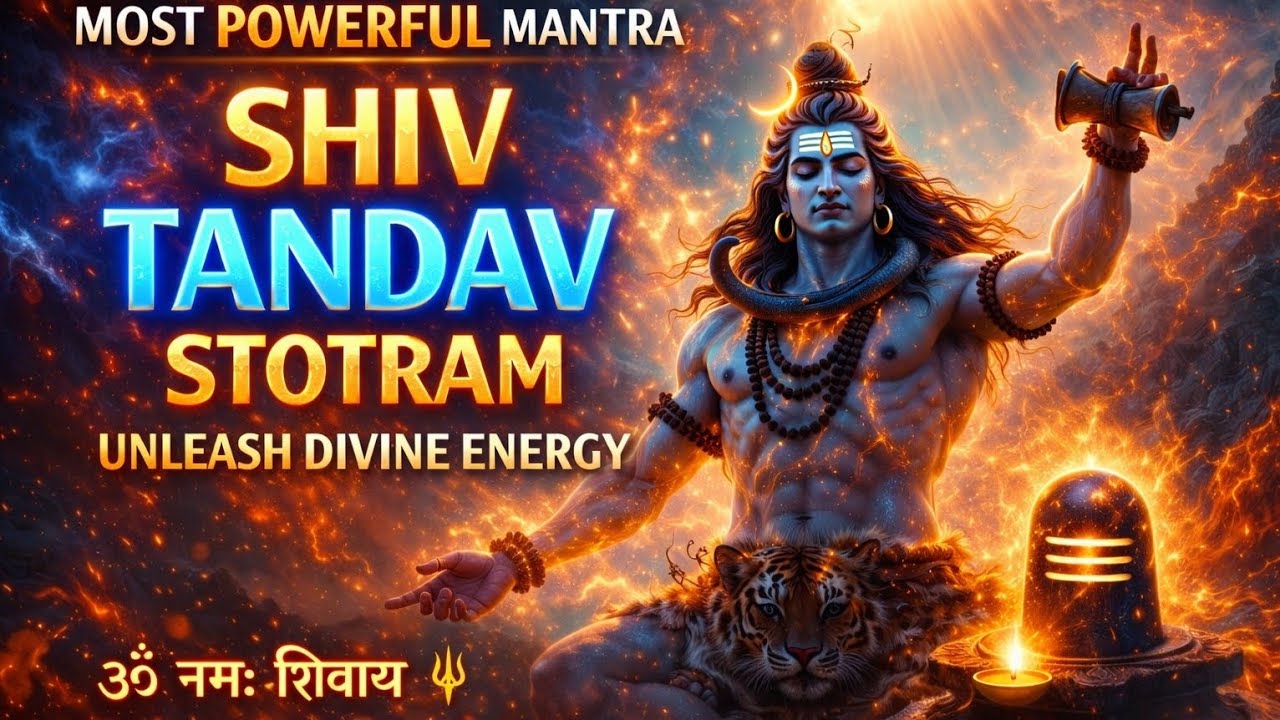 Powerful Shiv Tandav Stotram | Remove Negativity | Morning Shiva Mantra