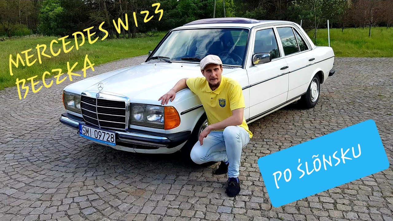 MERCEDES w123 BECZKA po śląsku