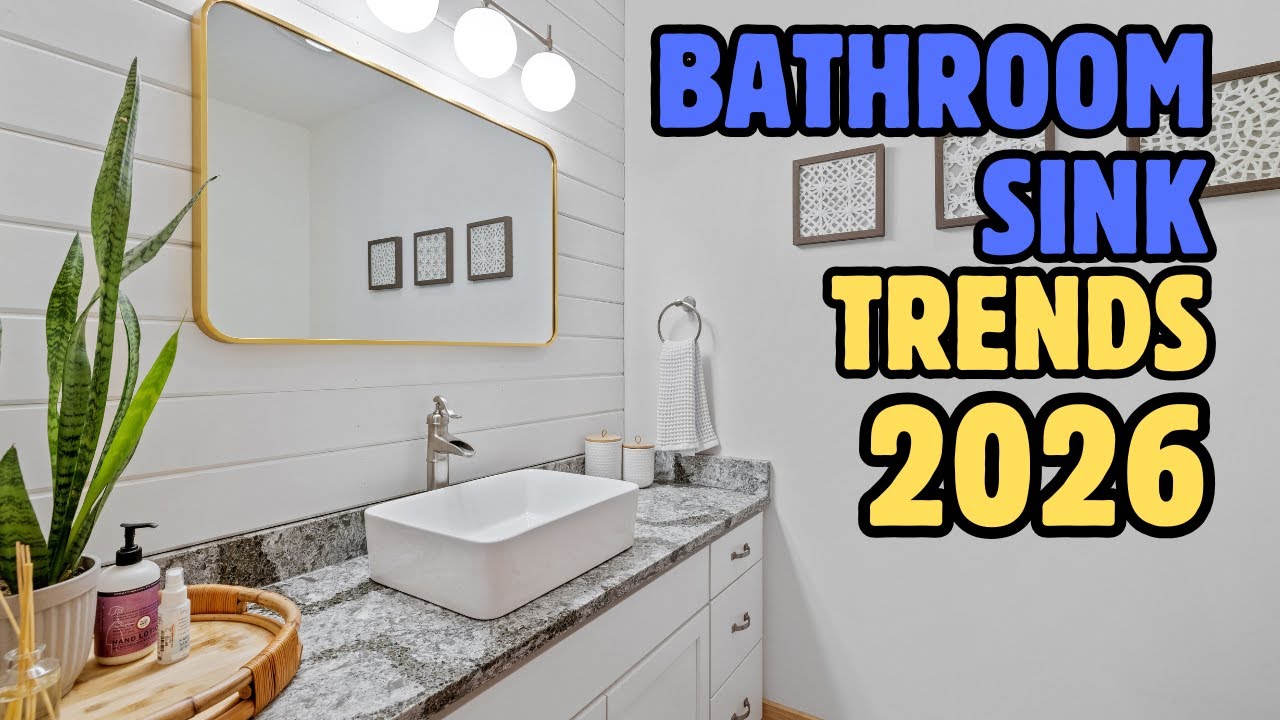 🚰 Тенденции дизайна раковин для ванной комнаты 2026 года | Современный дизайн, стили и инновации! 🚰